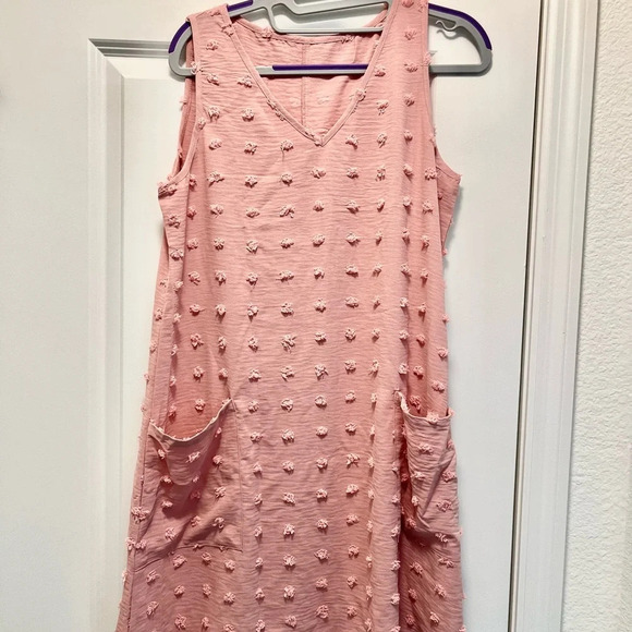 Shein Women's Sleeveless A-Line Summer Dress With Two Pockets Size Small EUC - Picture 3 of 12